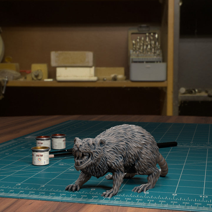 Giant Rat 05 by Tytan Troll Miniatures
