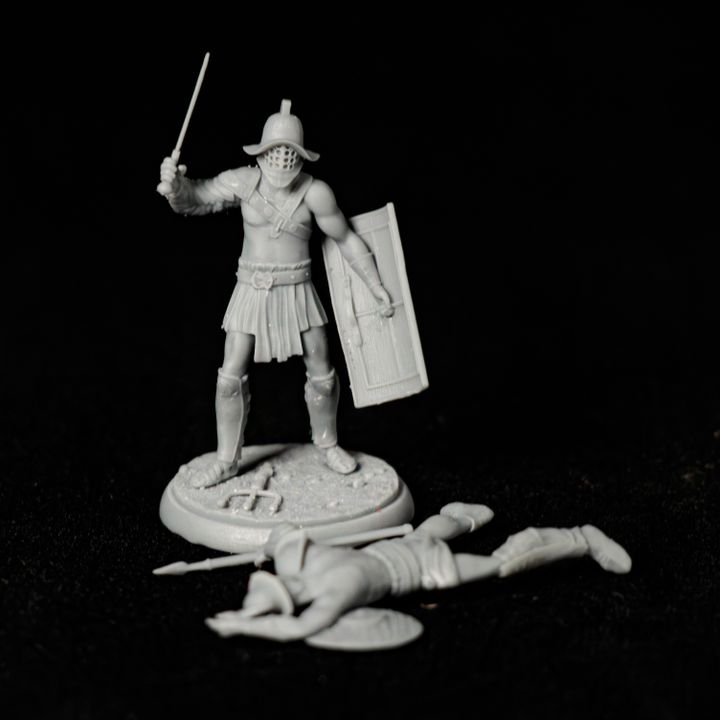 Roman gladiators 3 figure pack by Gadgetworks Miniatures