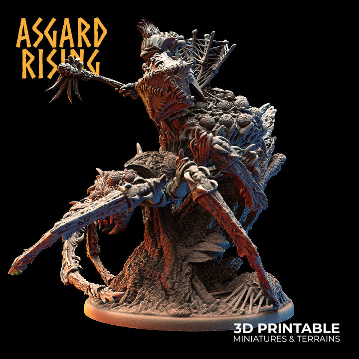 Goblin Chieftain on Nightmare Spider Mount by Asgard Rising
