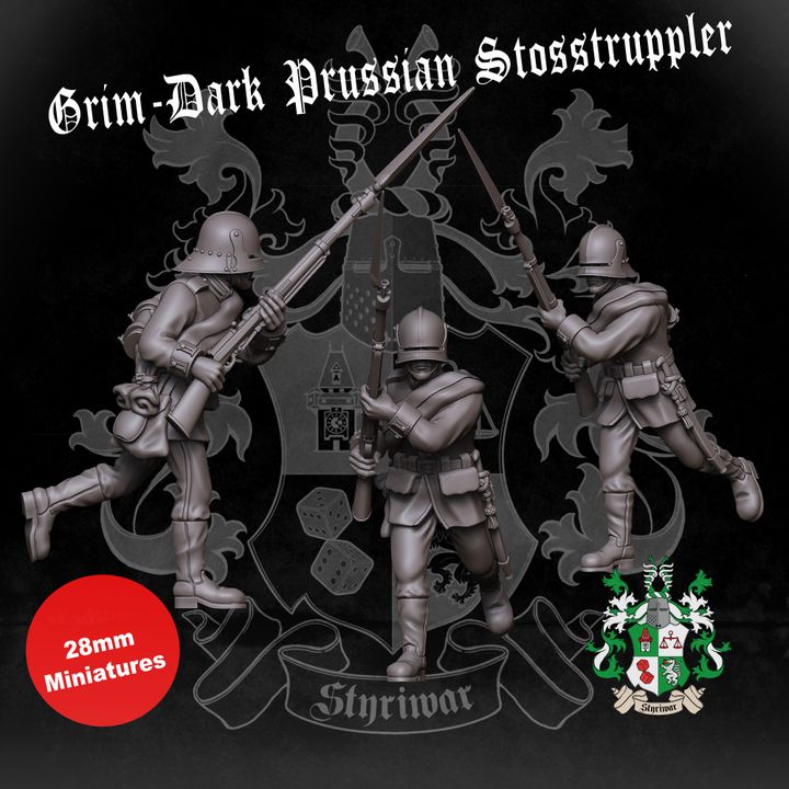 Grim-Dark Prussian Stosstruppler by Styriwar