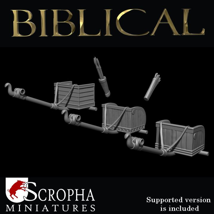 Hittite heavy chariots by Scropha Miniatures