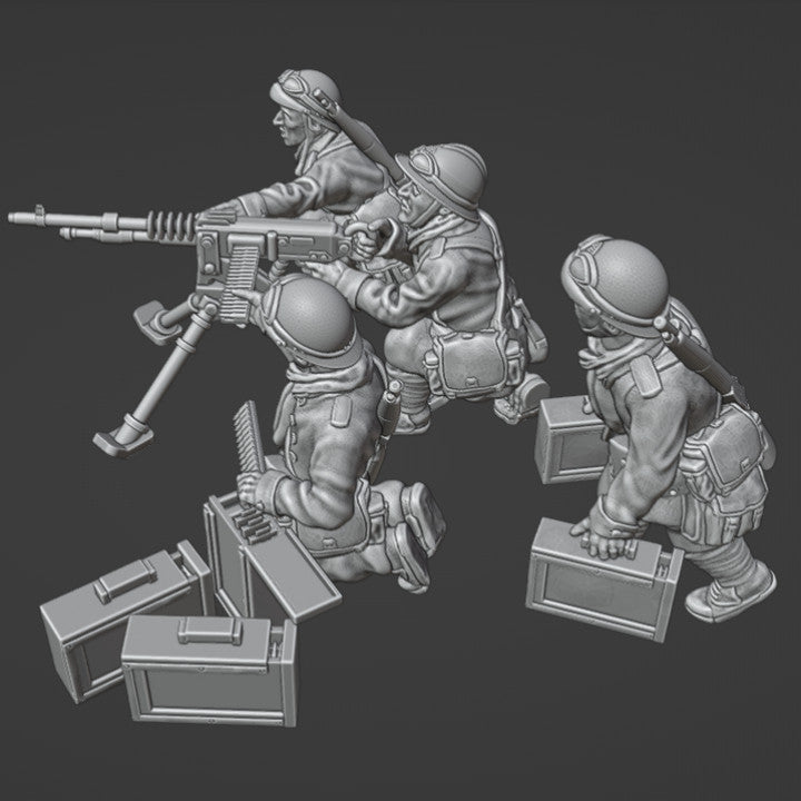 28mm French Dragons Portés HMG-MMG by Colonel Muller