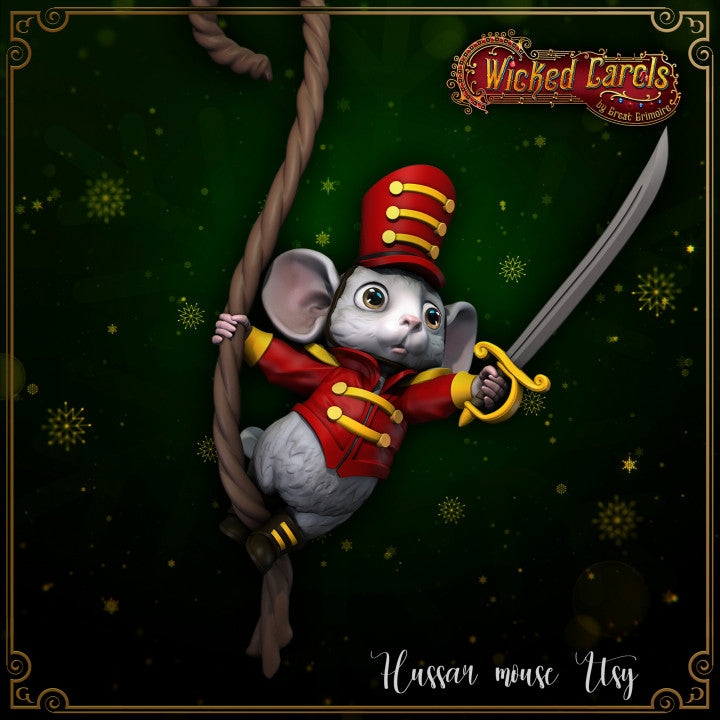 Hussar mouse Itsy by Great Grimoire