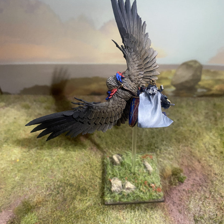 Lord on his hippogriff attacking.