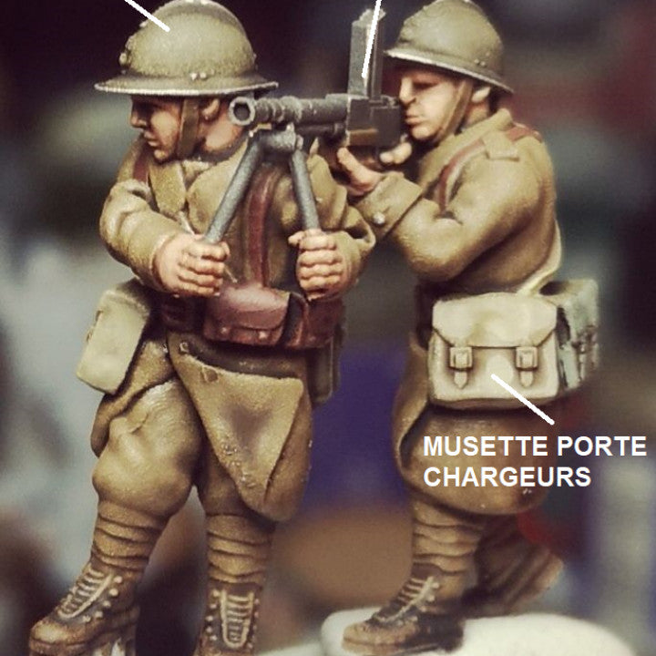 WW2 French 1940 LMG FIRETEAM 1 by Colonel Muller