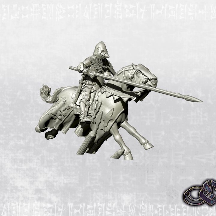 "Sir Henry Percy "Hotspur" on horse" by Ezipion miniatures.