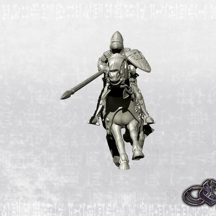"Sir Henry Percy "Hotspur" on horse" by Ezipion miniatures.