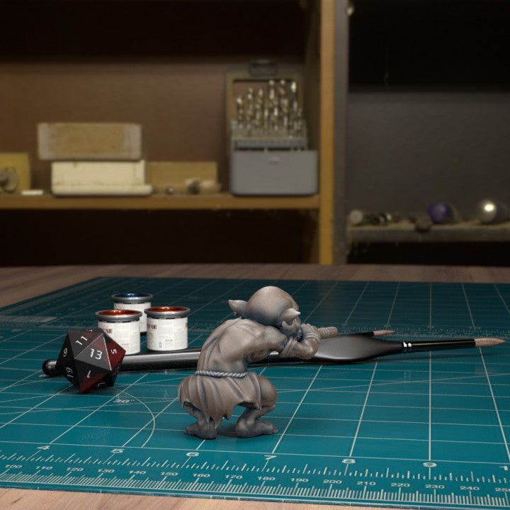Jungle Goblin 07 by Tytan Troll Miniatures