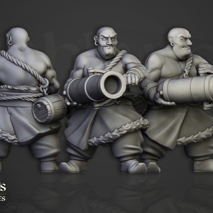 Khazarian Gunners by Highlands Miniatures