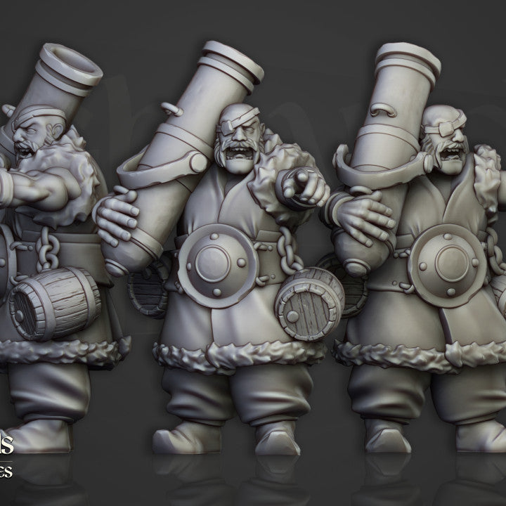 Khazarian Gunners by Highlands Miniatures
