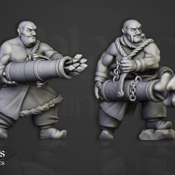 Khazarian Gunners by Highlands Miniatures