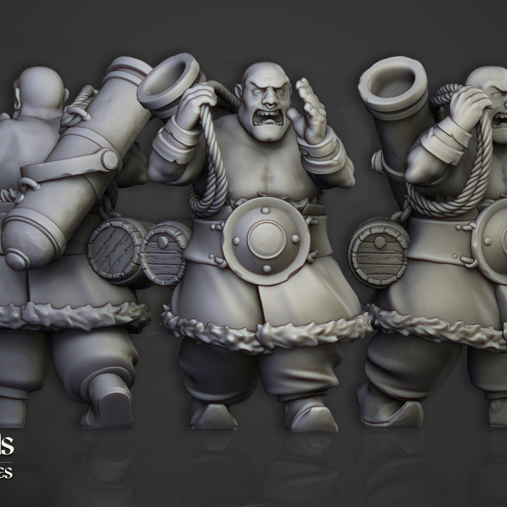 Khazarian Gunners by Highlands Miniatures