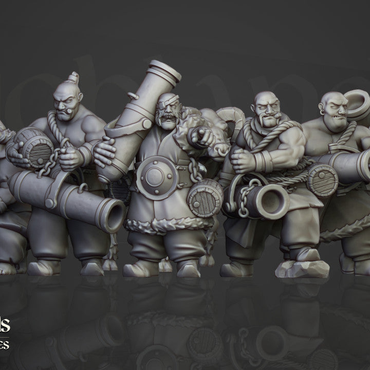Khazarian Gunners by Highlands Miniatures