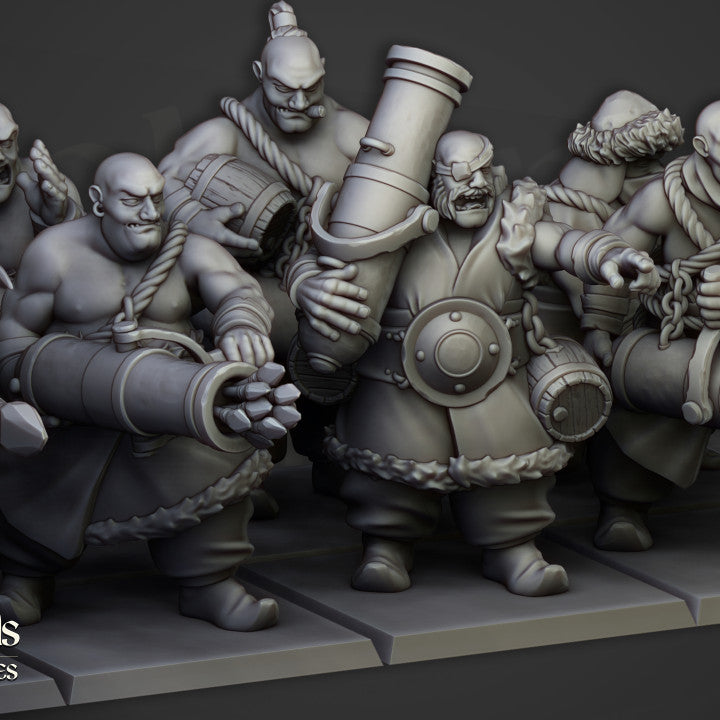 Khazarian Gunners by Highlands Miniatures