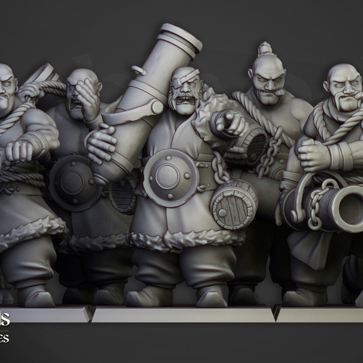 Khazarian Gunners by Highlands Miniatures