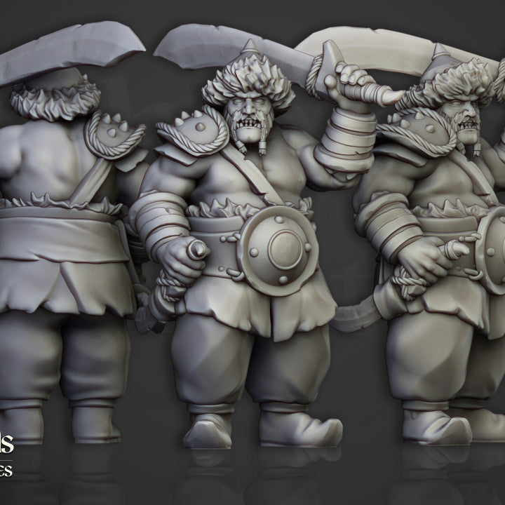 Khazarian Warriors by Highlands Miniatures