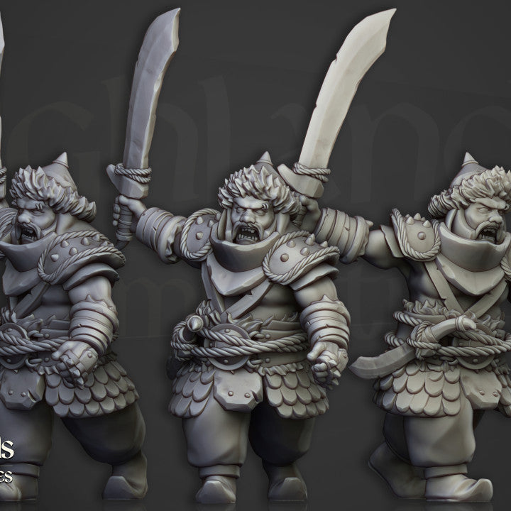 Khazarian Warriors by Highlands Miniatures
