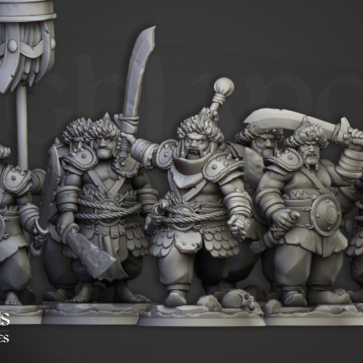 Khazarian Warriors by Highlands Miniatures
