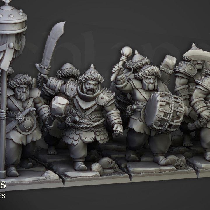 Khazarian Warriors by Highlands Miniatures