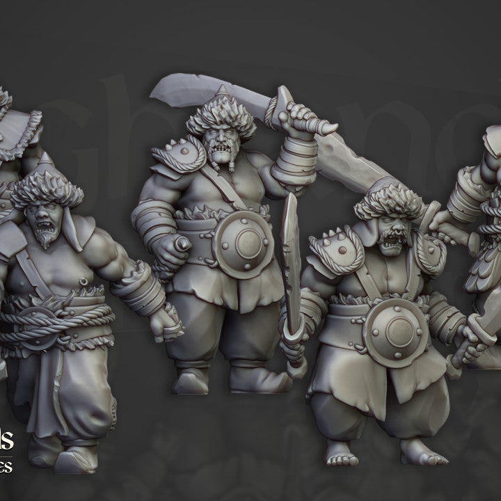 Khazarian Warriors by Highlands Miniatures