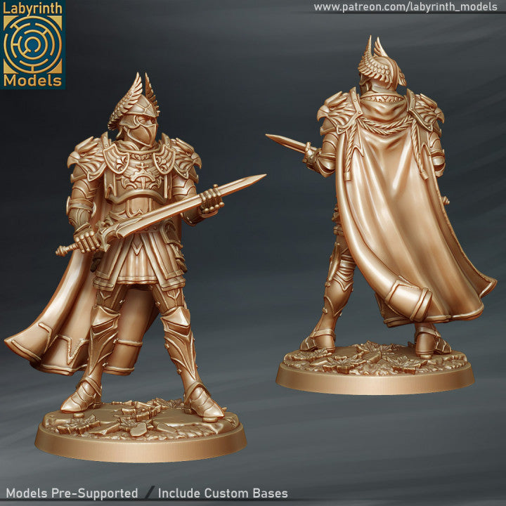 King in Armor Alternate Head by Labyrinth Models