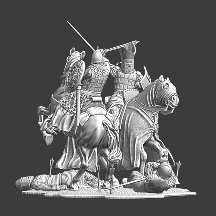 Lake Peipus 1242 - Battle between Teutonic Order and Novgorod