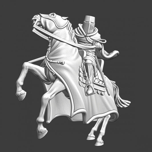 Medieval Teutonic knight - Battle at Lake Peipus 1241, april 5th.
