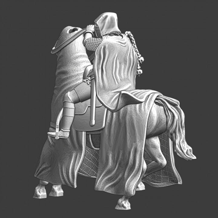 St Lazarus Mounted Leper Knights 28mm (1/56 )