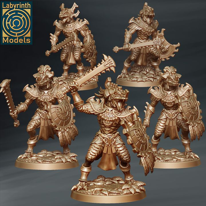 Naga Warriors (Aztlan Dynasty) by Labyrinth Models