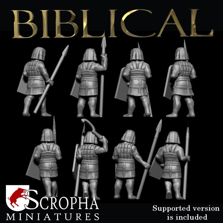 Egyptian spearmen 2