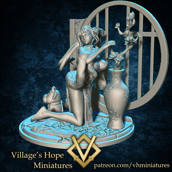 Sexy Guild Mate Series No.3 Lunar New Year by Village's Hope Miniatures