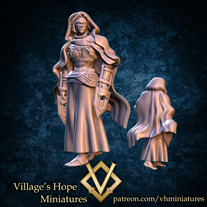 Sand Assassin Male Katar User by Village's Hope Miniatures