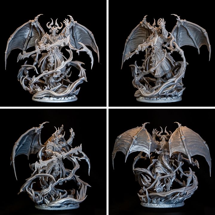 Demon King Malachar - Giant Demon Monster by Ronin Arts Workshop