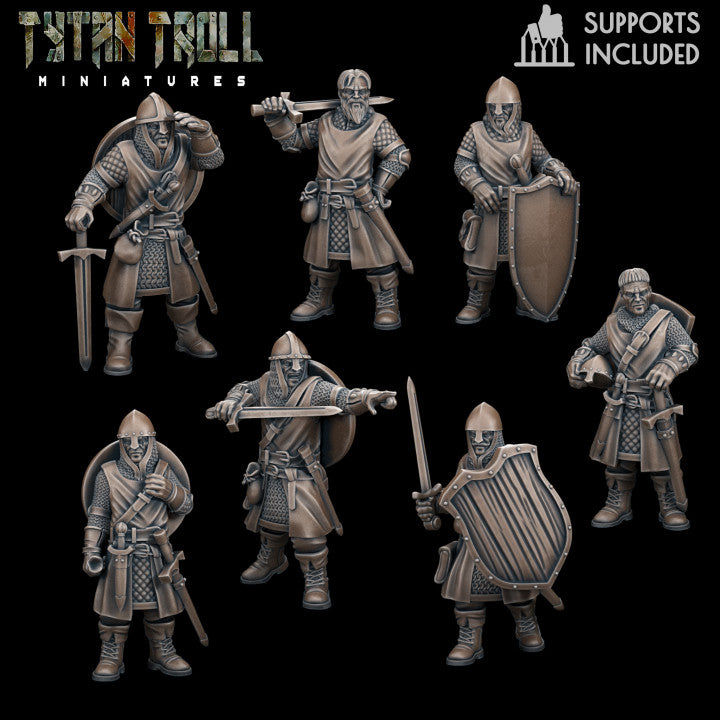 Men At Arms pack  by Tytan Troll Miniatures