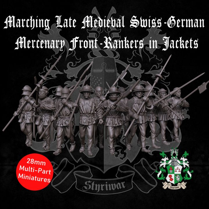 Marching-Unit: Late Medieval Swiss-German Mercenary-Front-Rankers in Jackets 2.