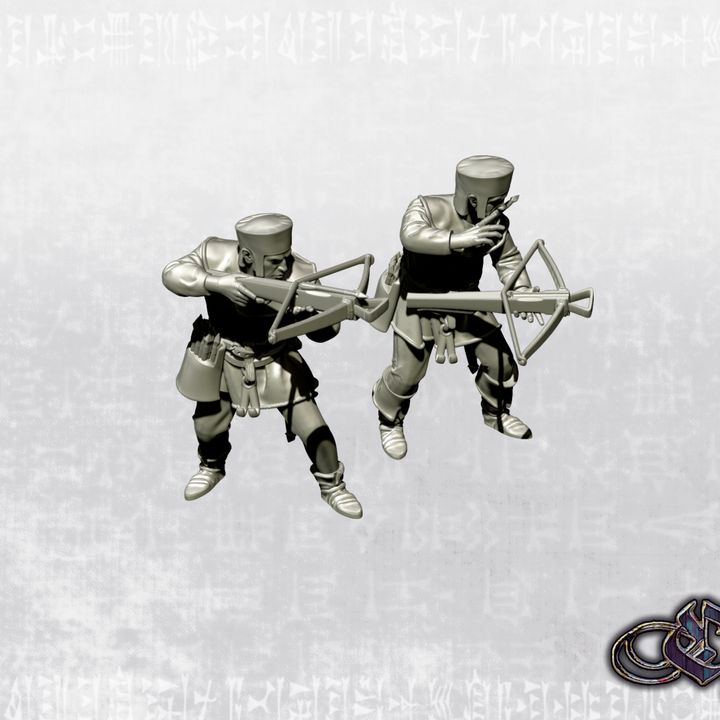 "Crossbowmen Militia of Calatrava - 14th century" by Ezipion miniatures