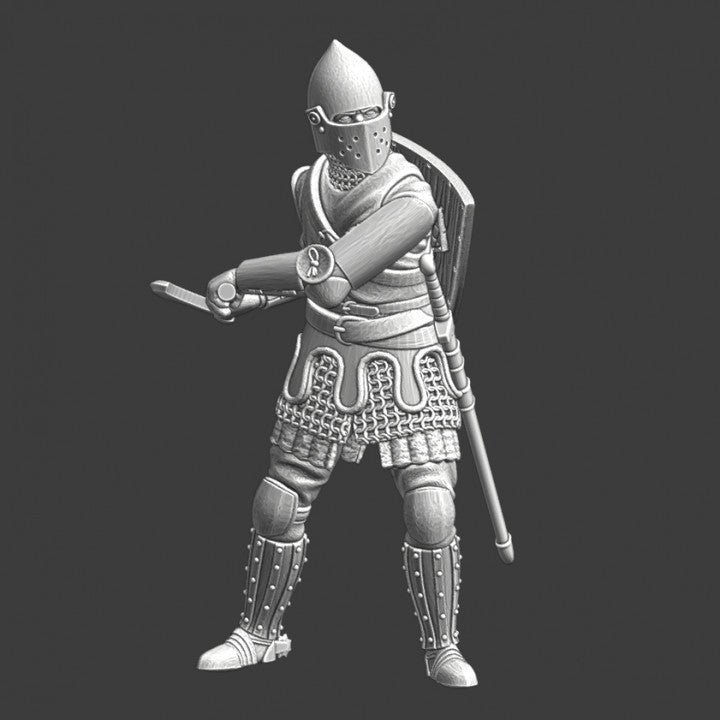 Medieval Knight Model - With Axe