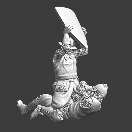 Medieval close combat scene #1