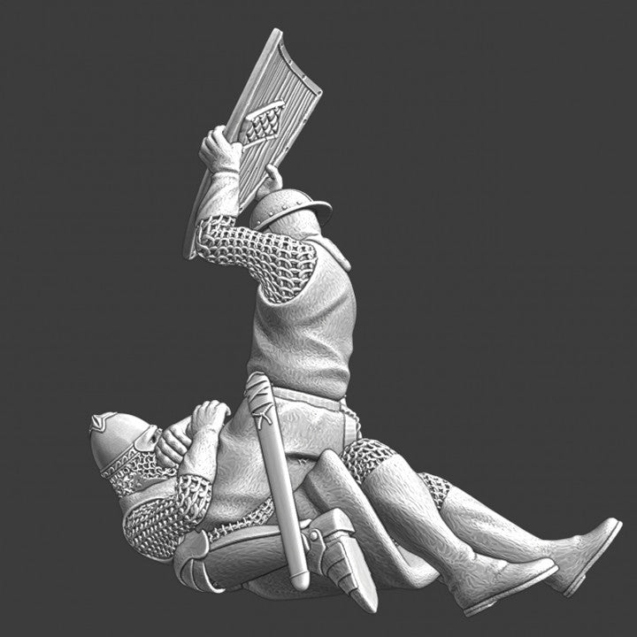 Medieval close combat scene #1