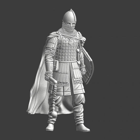 Kievan Rus Medieval Elite Guard with flail.