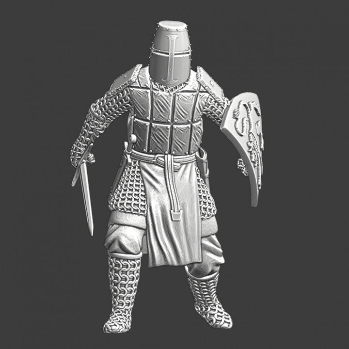 Medieval Swedish Knight - Battle at Neva River 1222.