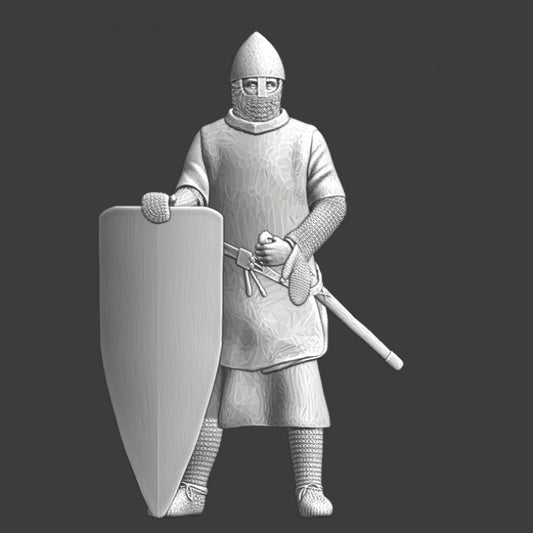 Medieval Hospitaller Knight - resting.