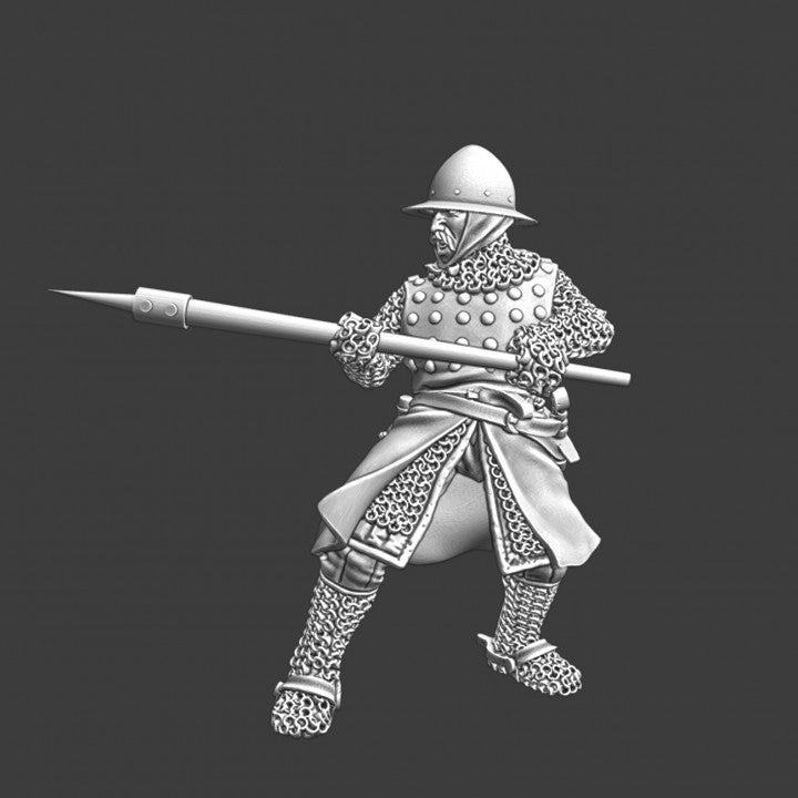 Infantryman with goedendag