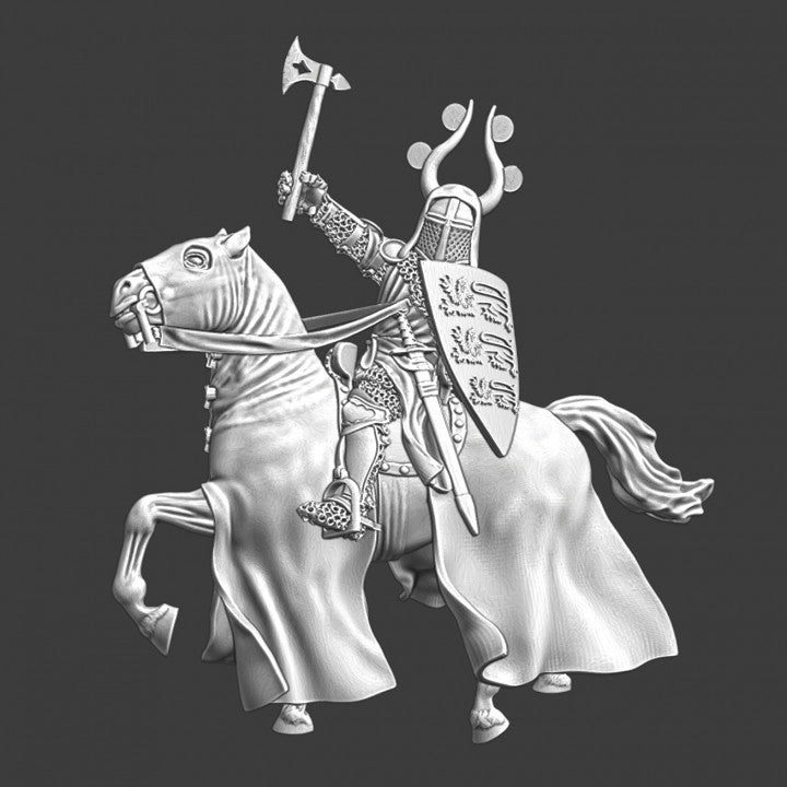 King Valdemar of Denmark - raised axe