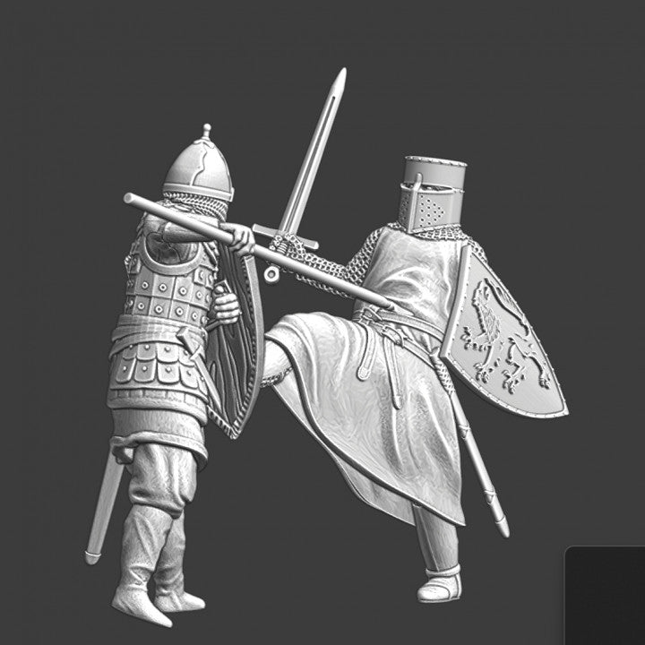 "The duel" small crusader battle