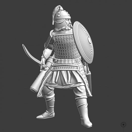 Mongol warrior - dismounted medieval steppe warrior.