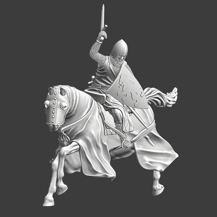 Medieval mounted Man At Arms