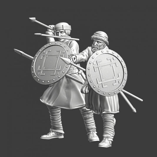 Medieval Teutonic auxiliary infantry - javelin throwers