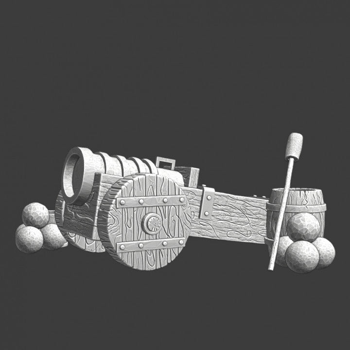 Small Bombard - Medieval Wargaming Props