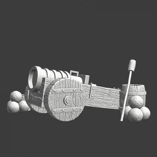 Small Bombard - Medieval Wargaming Props